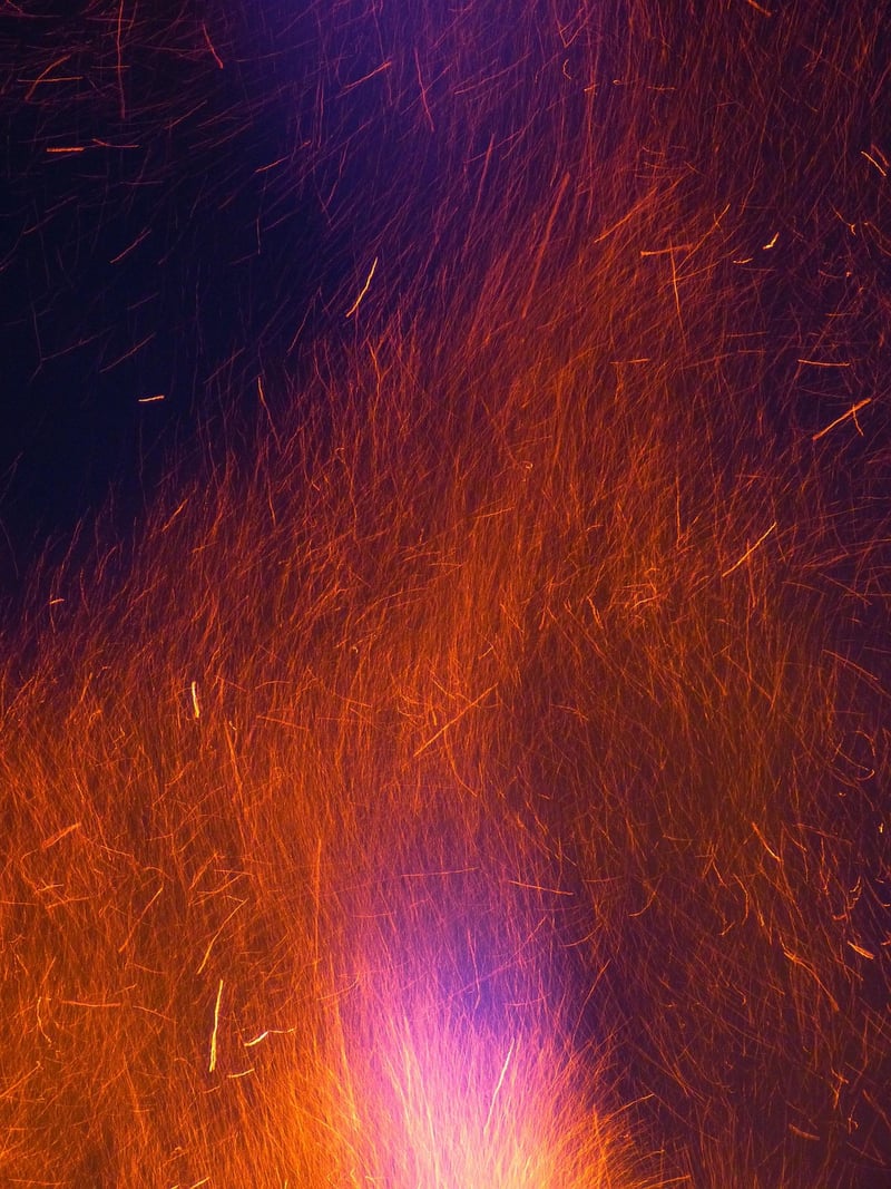 Campfire at Night